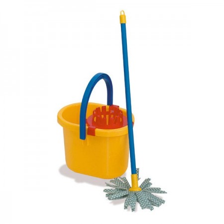 Set de curatenie mop si galeata de jucarie