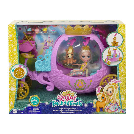 Set de joaca Peola Pony si Caleasca regala Enchantimals Royal