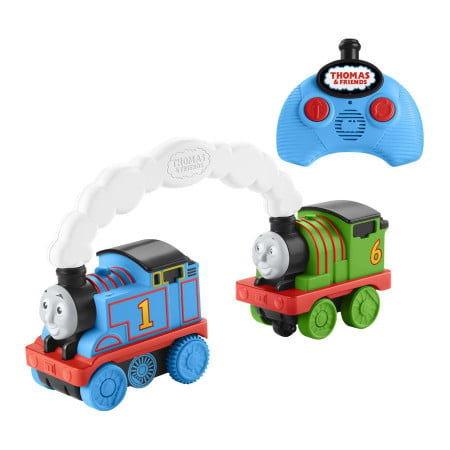 Set se joaca trenulete Thomas si Percy cu telecomanda Thomas & Friends