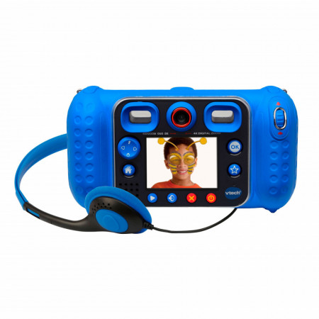 Camera digitala pentru copii VTech KidiZoom Duo DX cu MP3 Player, Albastru