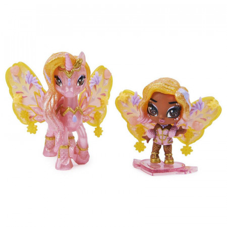 Figurina Hatchimals Pixies Riders Wilder Wings - Starlight Sophie si Unicorn Glider