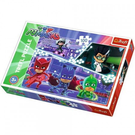 Puzzle Eroi in Pijama 100 piese