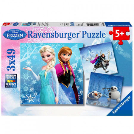 Puzzle Frozen 3x49 piese