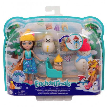 Set de joaca Enchantimals Sharlotte Squirrel si Walnut