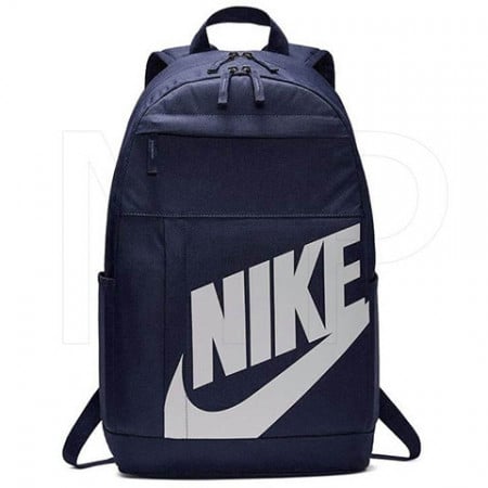 Ghiozdan rucsac Nike Elemental bleumarin cu scris alb, cu 4 compartimente