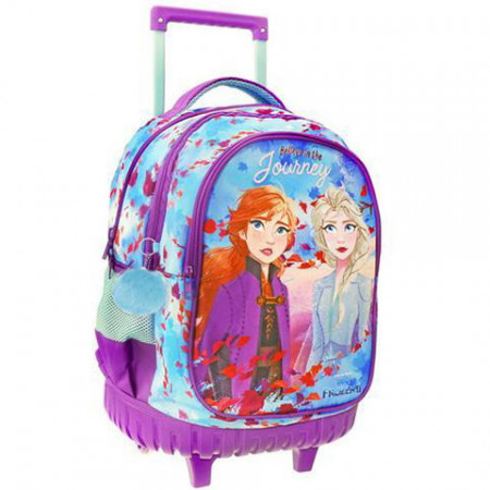 Ghiozdan rucsac troler Elsa si Anna Disney Frozen