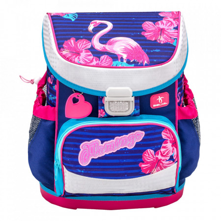 Ghiozdan scoala Belmil Mini Fit - Flamingo