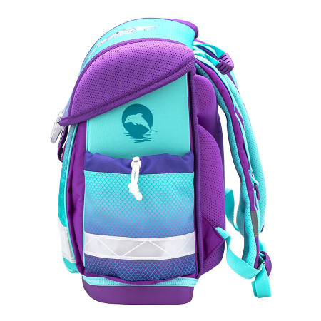 Ghiozdan scoala echipat Belmil Classy - Sirena mov