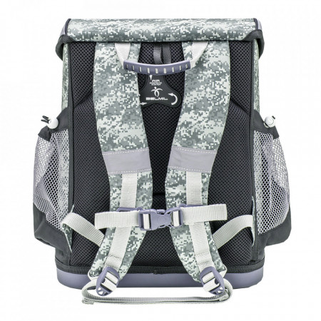 Ghiozdan scoala echipat Belmil Mini Fit - Army