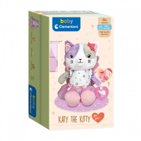 Jucarie de plus Baby Clementoni - Pisicuta Katy