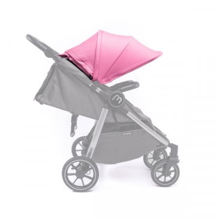 Parasolar roz pentru carucior Easy Twin 4 Baby Monster