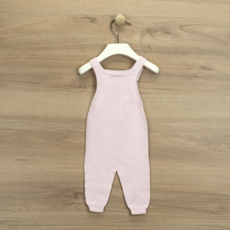 Salopeta tricotata roz Babidu