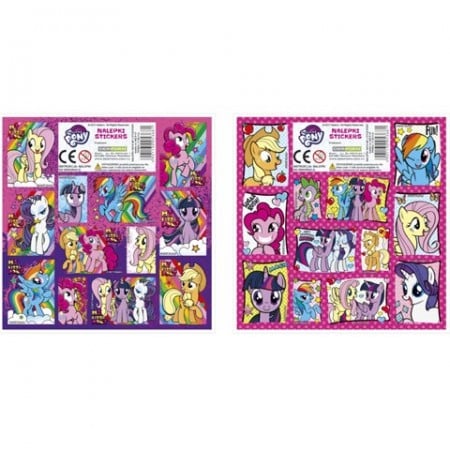 Set 12 abtibilduri My Little Pony