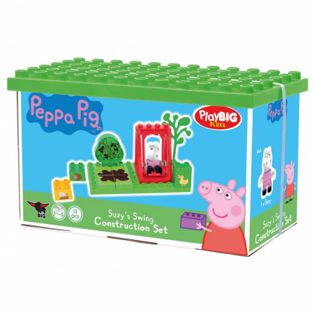 Set de constructie Big Bloxx Peppa Pig leaganul lui Suzy