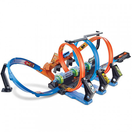 Set de joaca Corkscrew Crash Hot Wheels