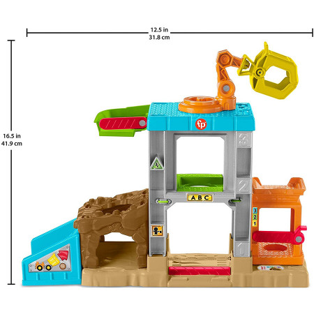 Set de joaca Fisher-Price Little People - Santierul de constructii
