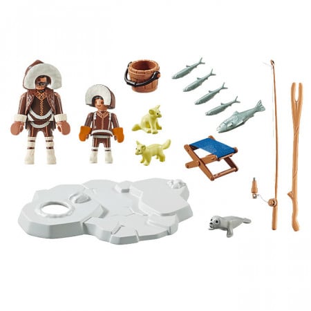 Set de joaca Playmobil Family Fun Familia de eschimosi 70606