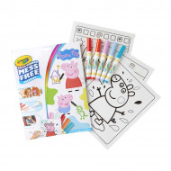 Carte de colorat Peppa Pig cu carioci magice Mess Free Crayola