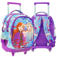 Ghiozdan rucsac troler Elsa si Anna Disney Frozen