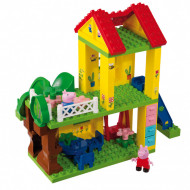 Set de constructie 75 piese Big Bloxx Casuta de joaca a lui Peppa Pig