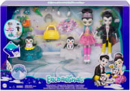 Set de joaca Patinatori pe Gheata Enchantimals cu Papusi Preena Penguin si Patterson Penguin