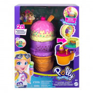 Set de joaca portabil Polly Pocket - Cornet de inghetata