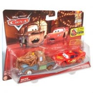 Set de masinute Fulger McQueen si Bucsa fara cauciucuri Cars