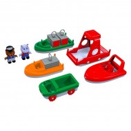 Set figurine si nave AquaPlay