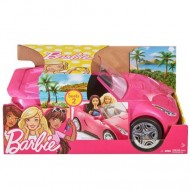 Masina decapotabila roz Barbie