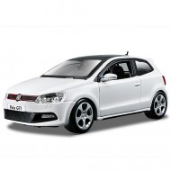 Masinuta Volkswagen Polo V GTI Alb 1/24 Bburago