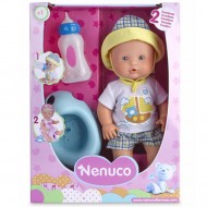Papusa Bebelus Nenuco cu olita si biberon