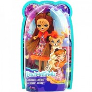 Papusa Cherish Cheetah si figurina Quick-Quick EnchanTimals