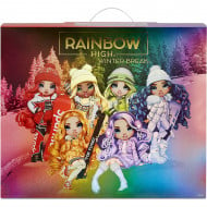 Papusa Rainbow High cu accesorii de iarna Sunny Madison