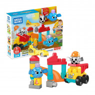 Set constructie Mega Bloks Fisher Price - Santierul