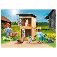 Set de joaca Playmobil Country Casuta iepurasilor 70675