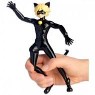 Figurina articulata Motan Noir 19 cm - Miraculous: Buburuza si Motan Noir