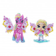 Figurina Hatchimals Pixies Riders Wilder Wings - Chic Claire Pixie si Zebrush Glider