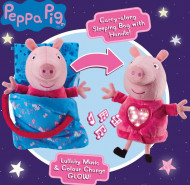 Jucarie de plus Peppa Pig Sleepover Peppa