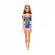 Papusa Barbie in costum de baie mov