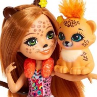 Papusa Cherish Cheetah si figurina Quick-Quick EnchanTimals