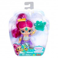 Papusa Shimmer cu pieptene albastru : Shimmer and Shine