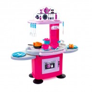 Set bucatarie roz Chefs cu 26 accesorii