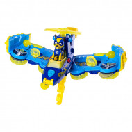 Set Chase si Masina de politie transformabila in avion Paw Patrol Mighty Pups Patrula Catelusilor