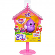 Jucarie interactiva Little Live Pets Lil' Bird - Micuta pasare Pretty Posh cu colivie