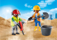 Set 2 figurine Playmobil - Muncitori in constructii 70272