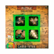 Set 4 piese Wooden Brain Puzzles Junior