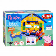 Set de constructie 87 piese Big Bloxx Scoala lui Peppa Pig