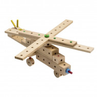 Set de constructie din lemn Matador Explorer - Avion