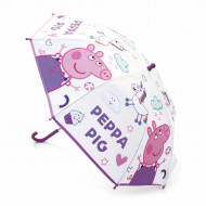 Umbrela transparenta Peppa Pig 70 cm