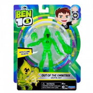 Figurina articulata translucenta Ben 10 Heatblast